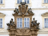 Valtice - zámek, detail okna...